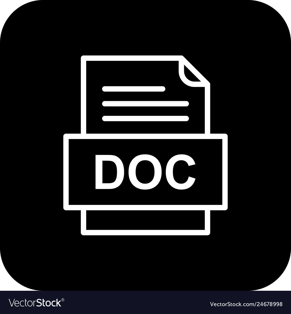 Doc file document icon
