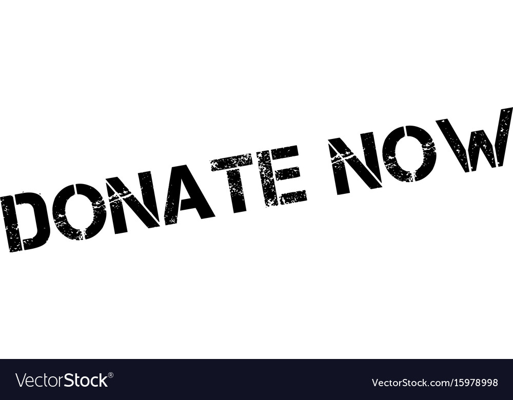 Please donate rubber stamp Royalty Free Vector Image