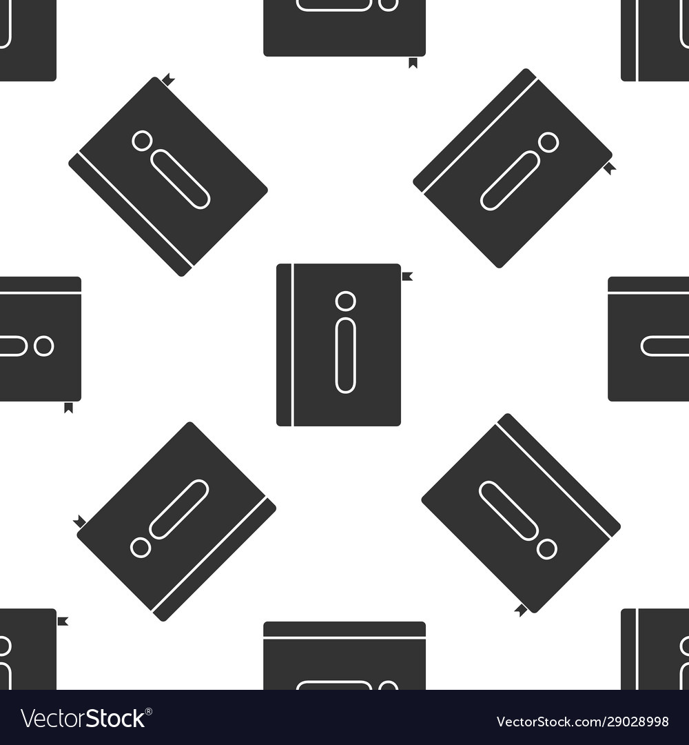 Grey user manual icon isolated seamless pattern Vector Image Grey user manual icon isolated seamless pattern