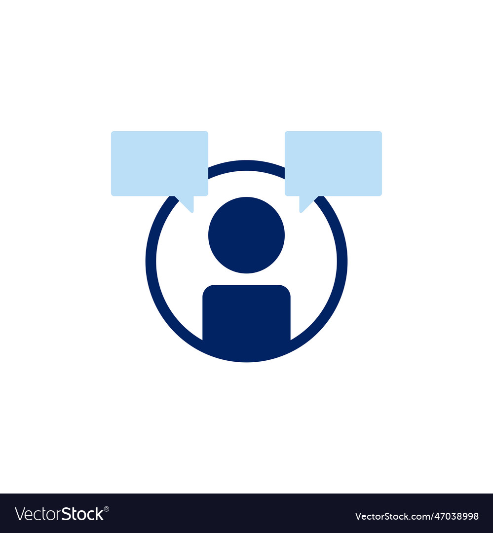 Icon concept of questions and answers or support