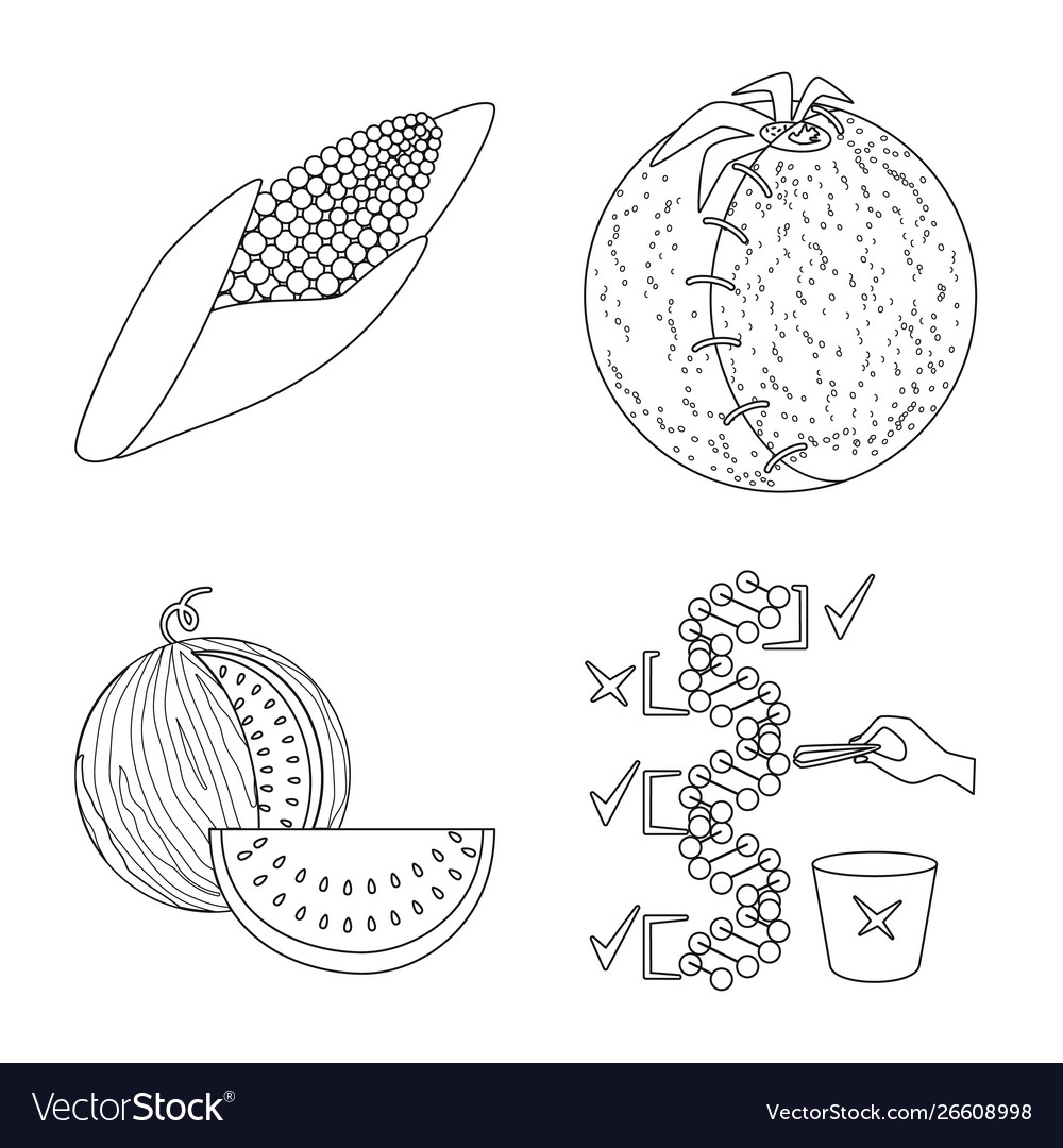 Isolated object genetic and science icon