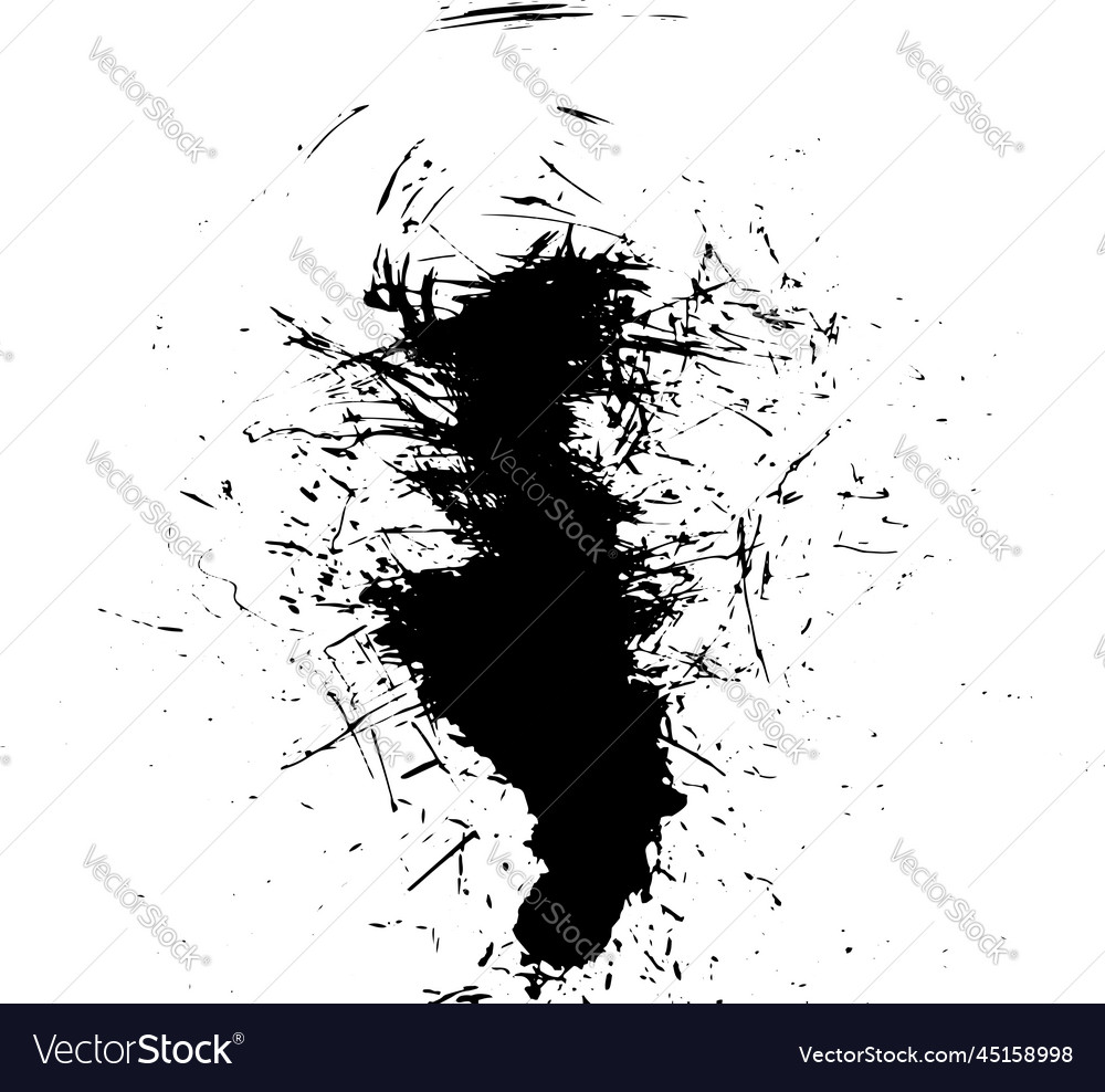 Rustic splash texture abstract background vector image Rustic splash texture abstract background