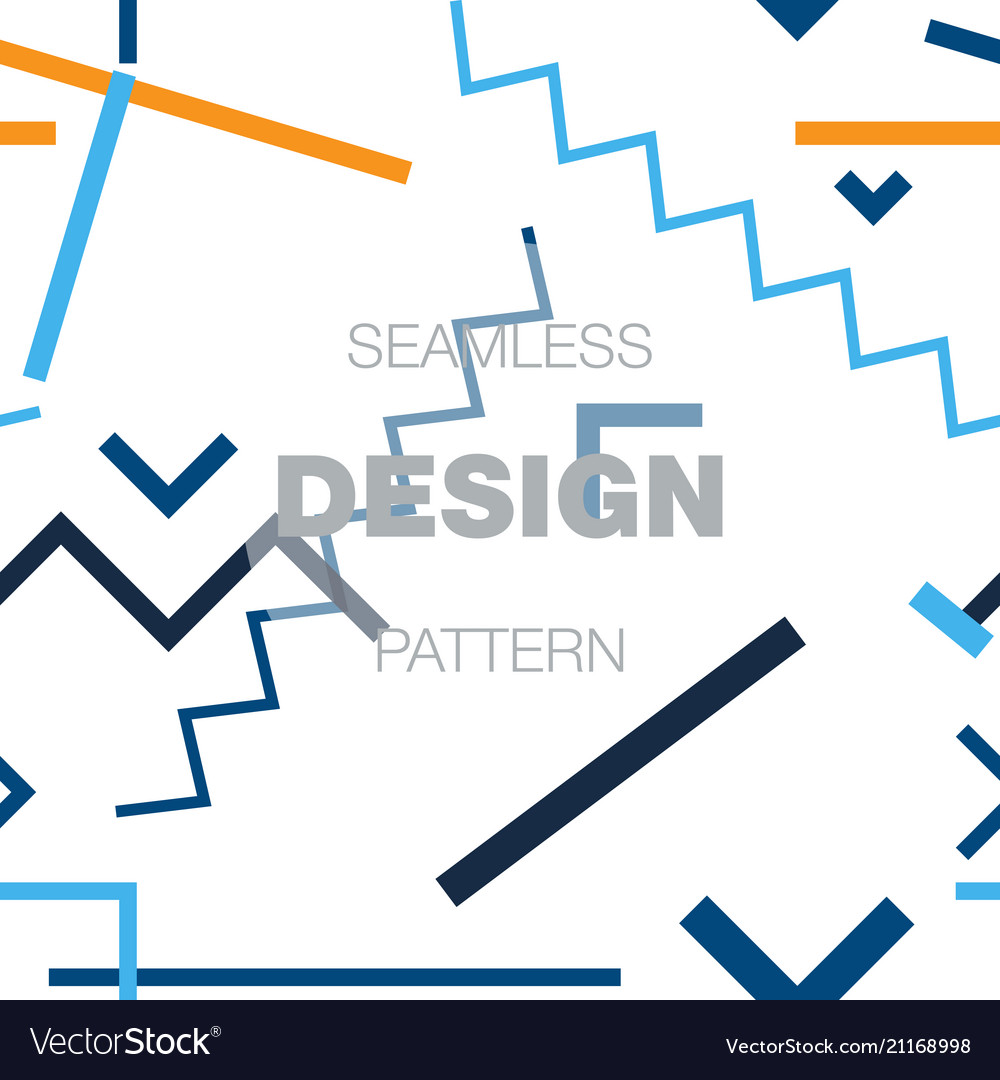 Seamless pattern in colors with geometric