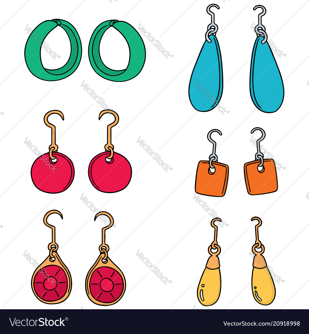 Set of earrings