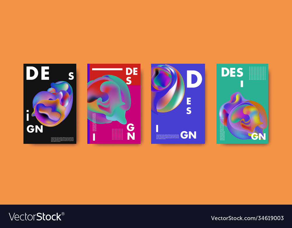 Abstract colorful liquid and fluid pattern
