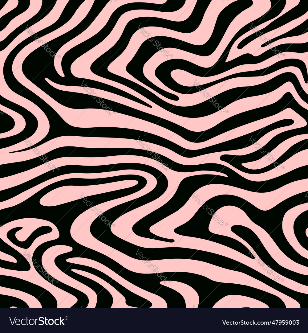 Abstract curve shape seamless pattern creative vector image Abstract curve shape seamless pattern creative