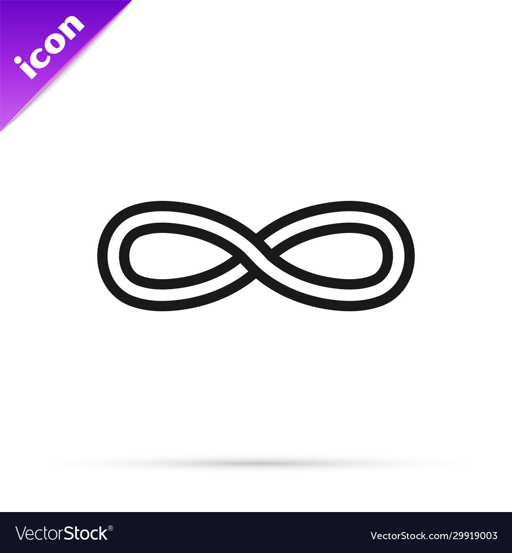 Black line function mathematical symbol icon vector image Black line function mathematical symbol icon
