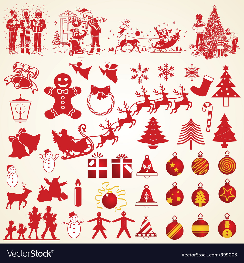 https://cdn4.vectorstock.com/i/1000x1000/90/03/christmas-silhouettes-pack-vector-999003.jpg