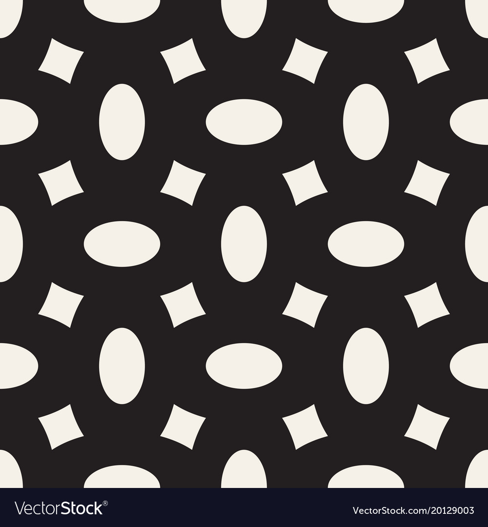 Geometric seamless pattern with curved