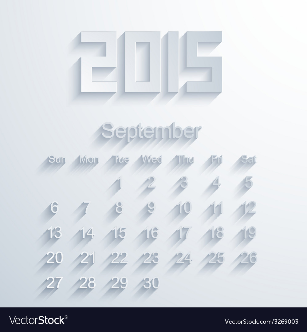 Modern 2015 calendar eps 10