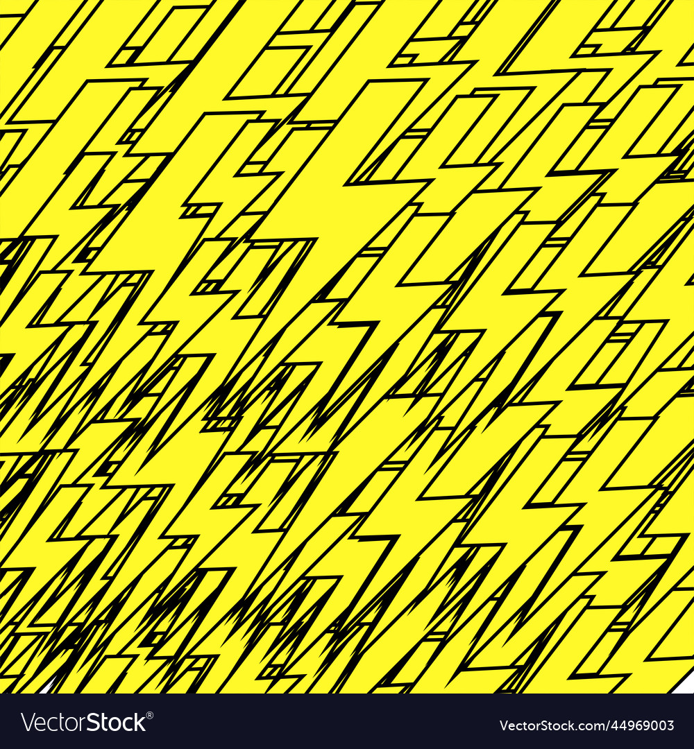 Thunder pattern vector image Thunder pattern