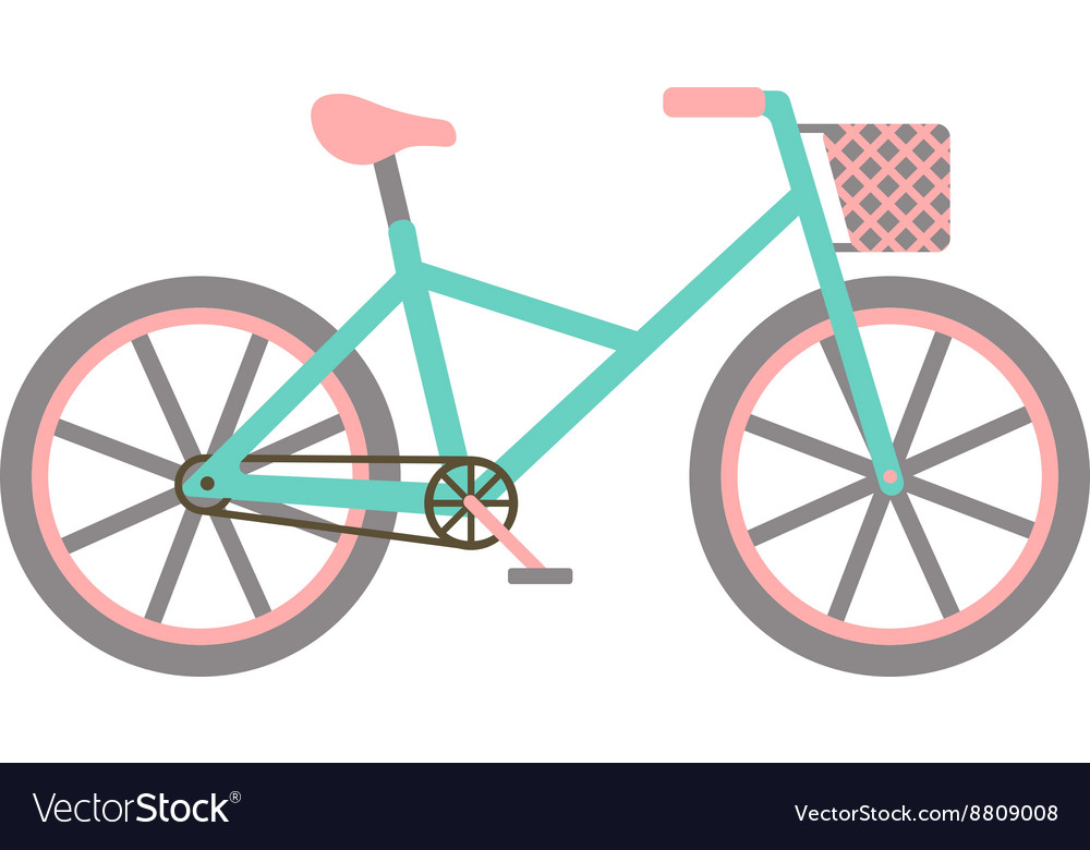 Bicycle with basket