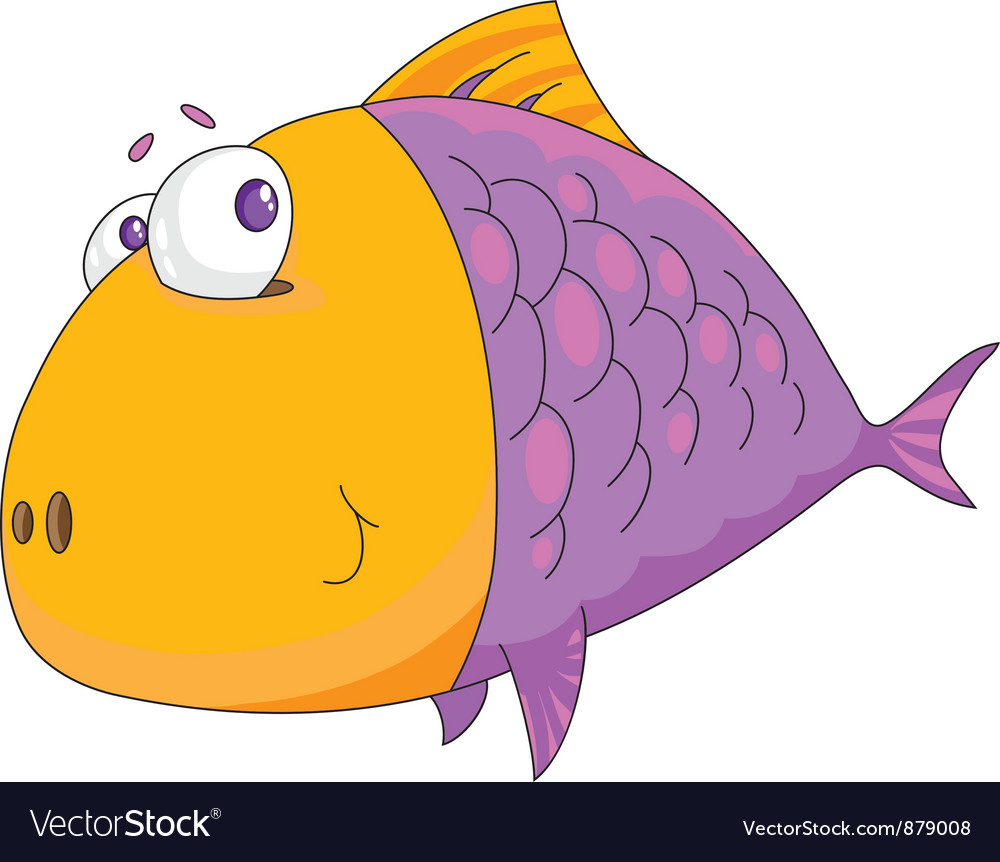 Fish big Royalty Free Vector Image - VectorStock