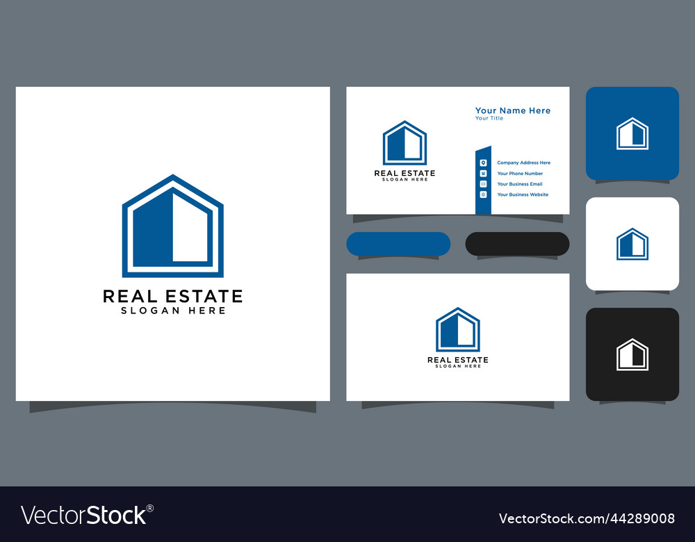 Home logo design concept