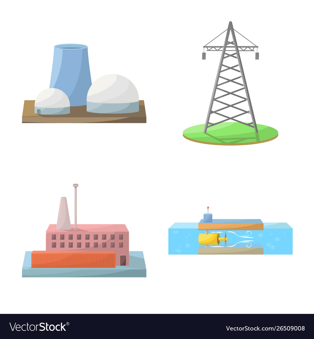 Isolated object energy and alternative symbol vector image Isolated object energy and alternative symbol