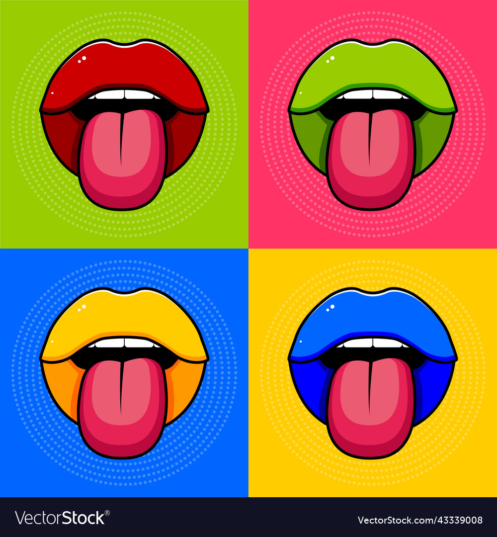 Multicolored background in pop art style Vector Image Multicolored background in pop art style