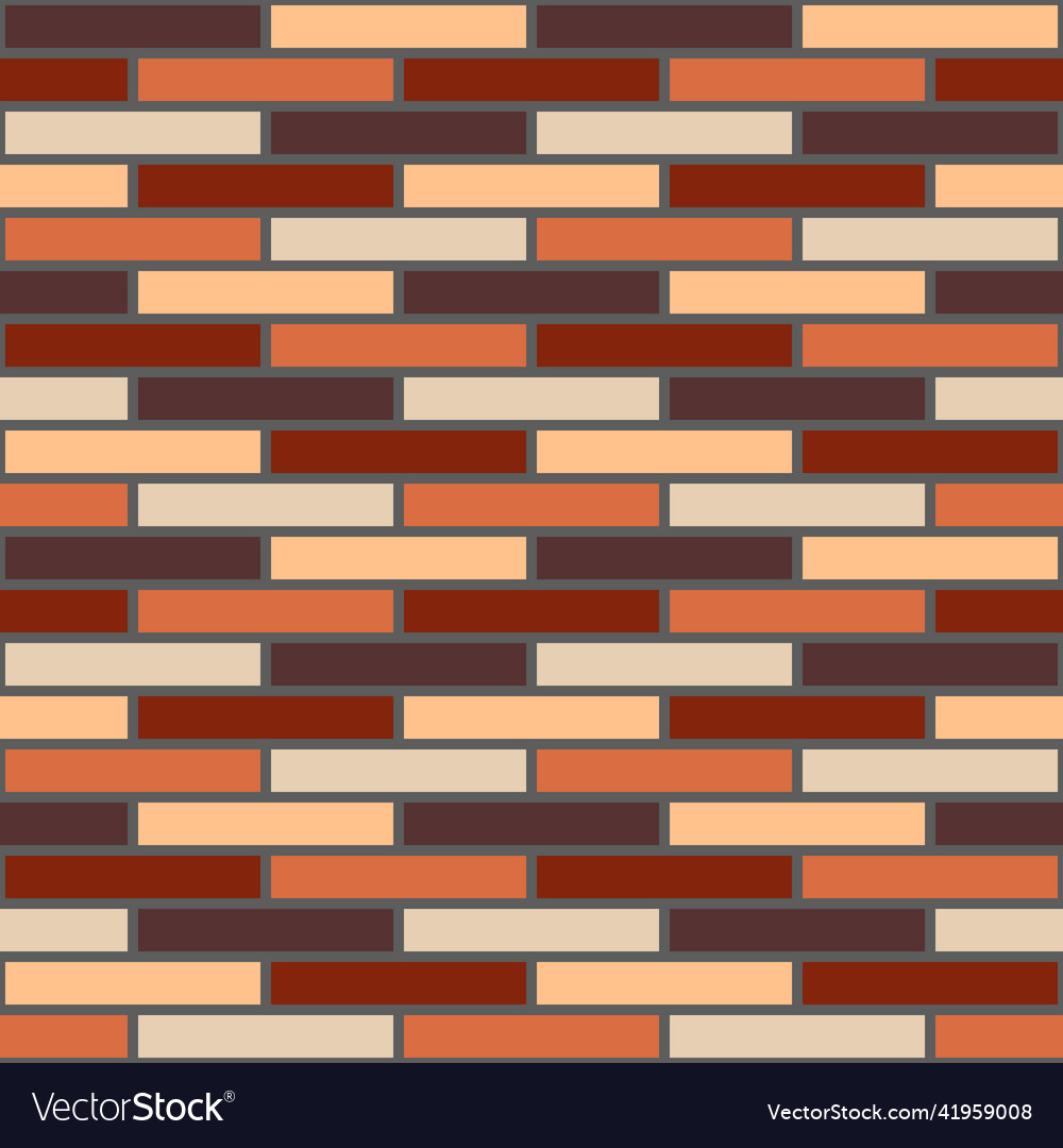 Seamless brick pattern tile design