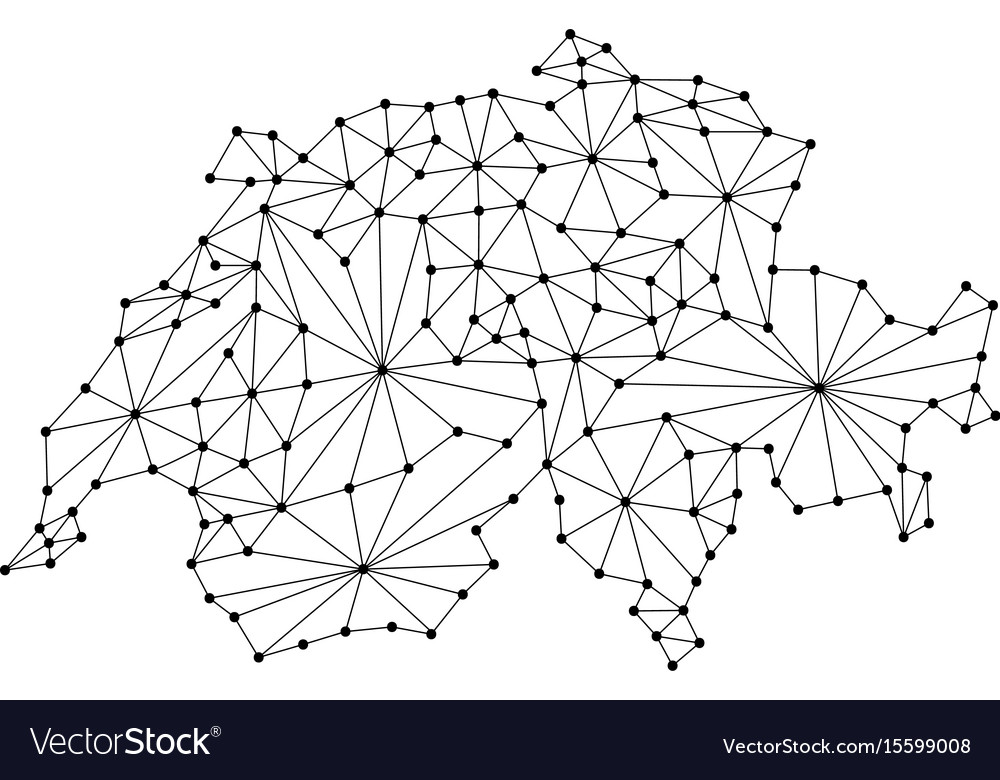 Switzerland Polygonal Map Network