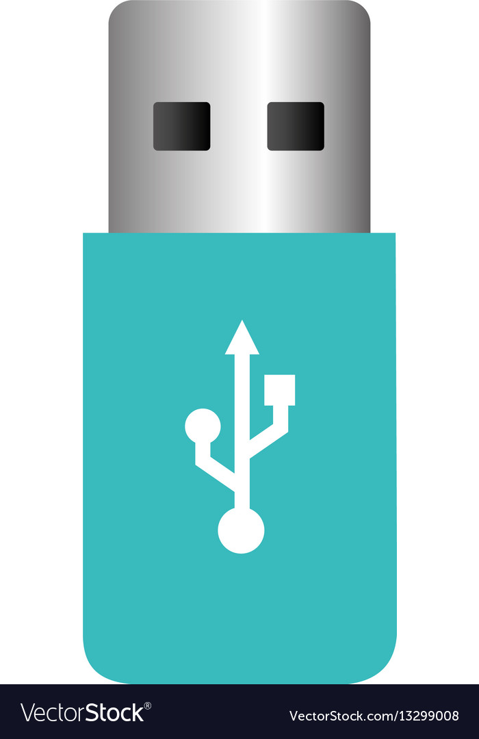 Usb memory isolated icon