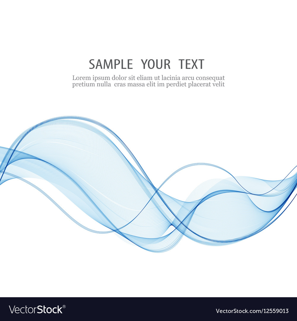 Abstract Blue Wave Background