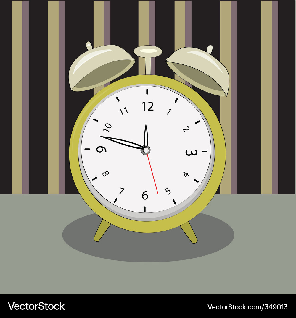 Alarm clock Royalty Free Vector Image - VectorStock