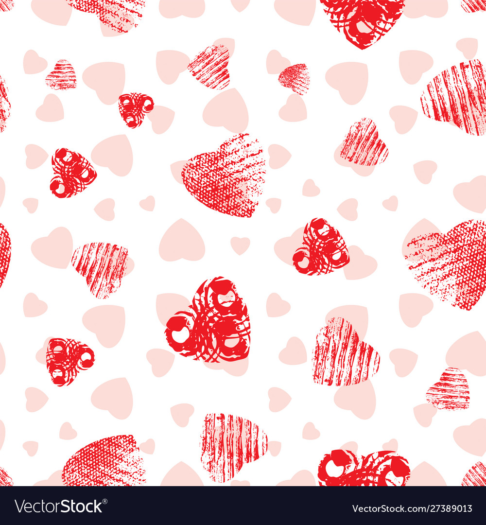 Heart pattern seamless background design print