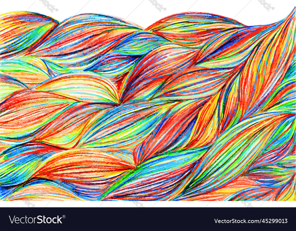 Rainbow colorful braids waves pattern texture