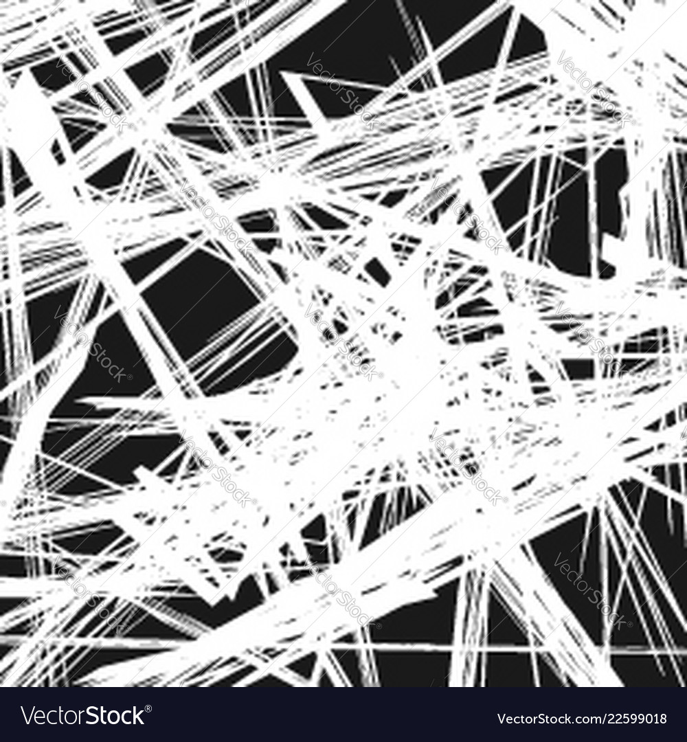 Abstract geometric with random chaotic elements