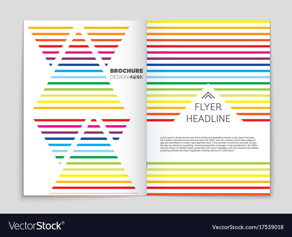 Abstract layout background set for art