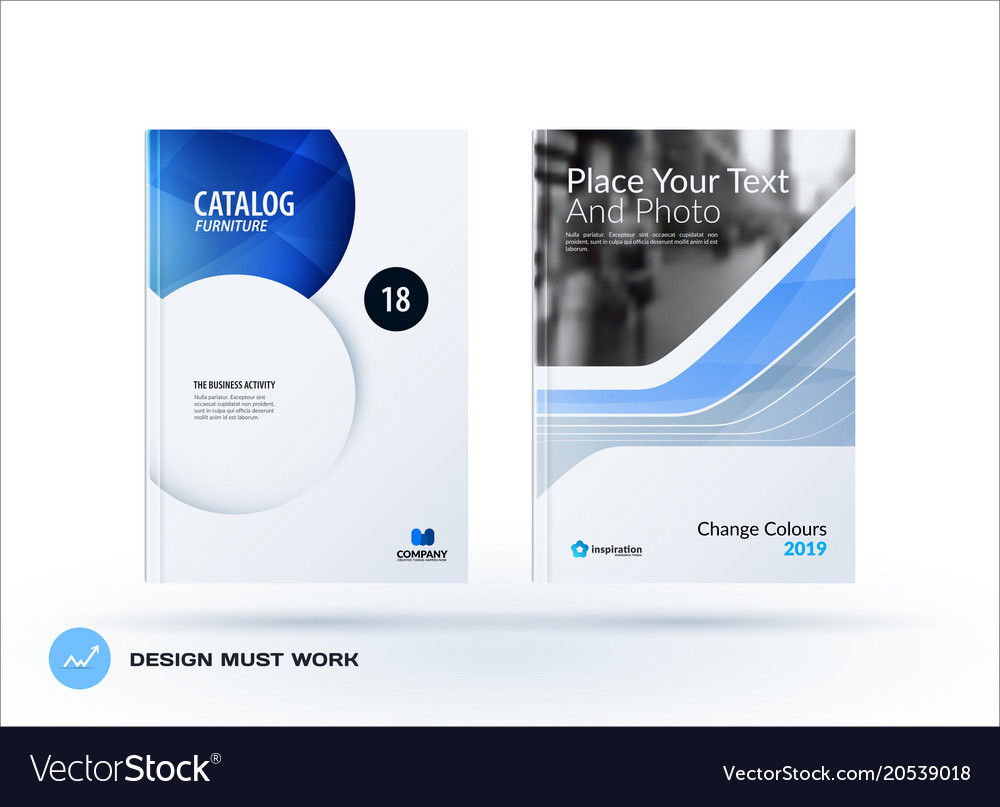 Blue Business Brochure Set - Minimalist