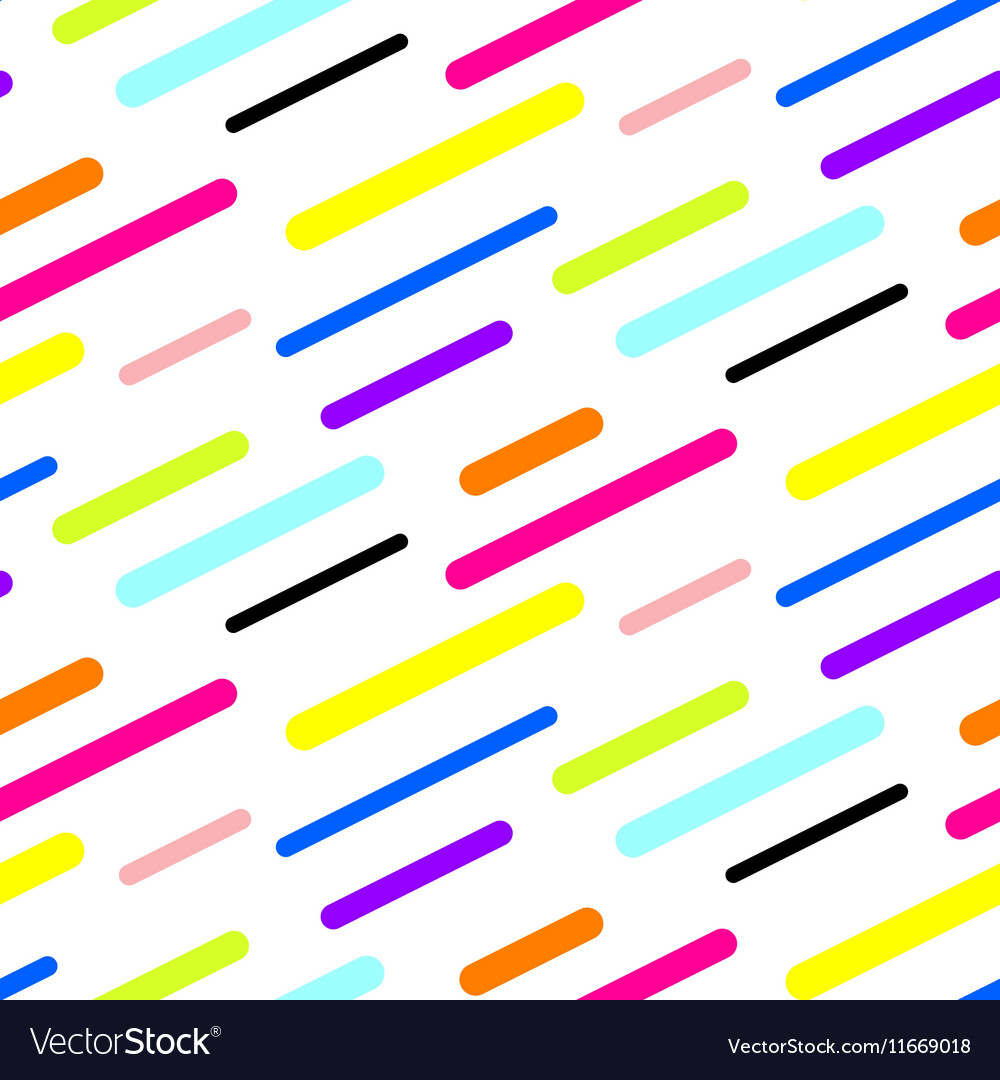 Colorful Diagonal Stick Pattern