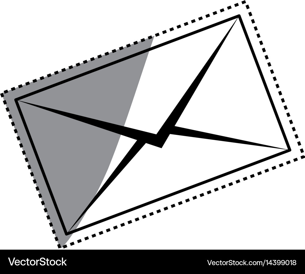 Email or mail symbol Royalty Free Vector Image