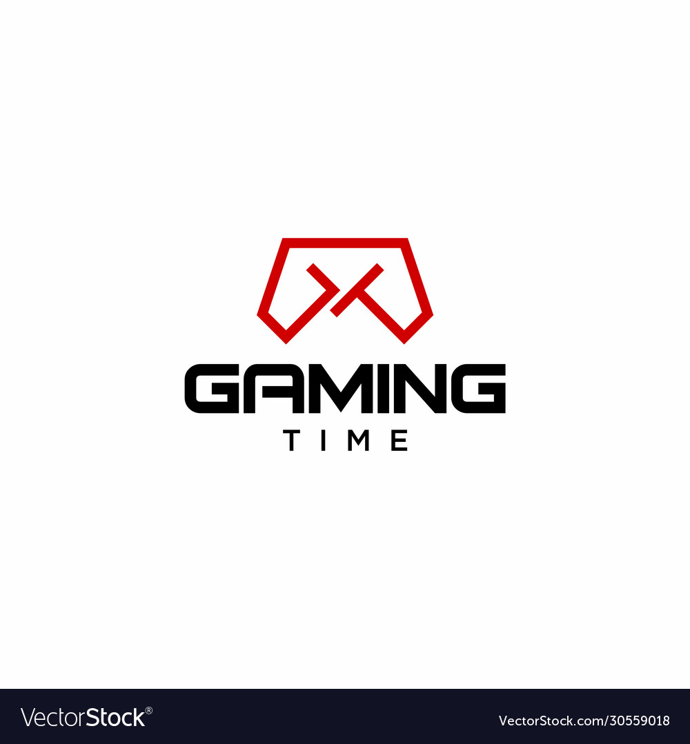 Game stick logo Royalty Free Vector Image - VectorStock