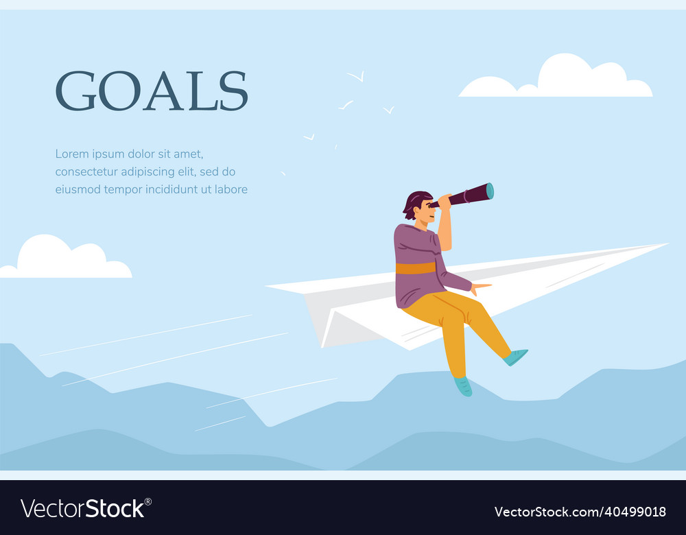 Goals and targets for business concept of website