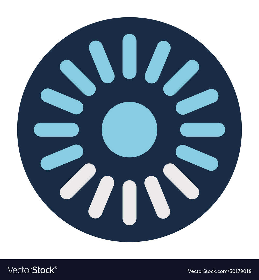 Lines loading circle block style icon
