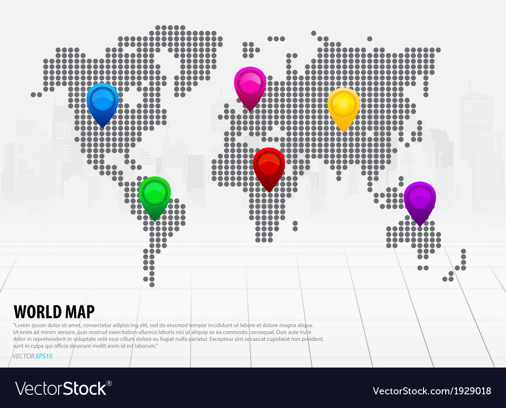 Map pointers and world