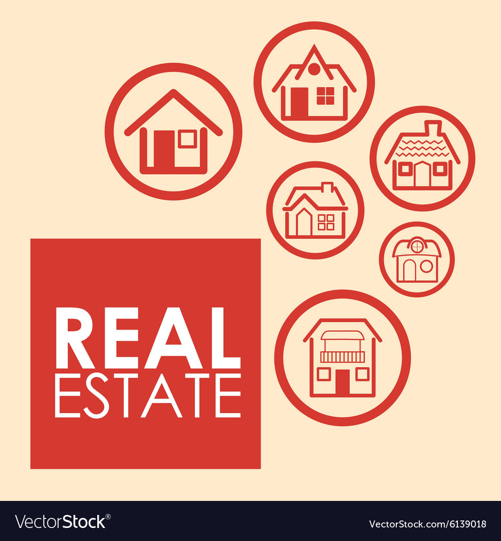 Real estate design Royalty Free Vector Image - VectorStock