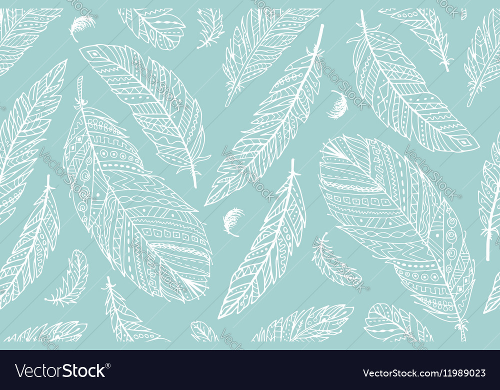 Elegant Feather Pattern