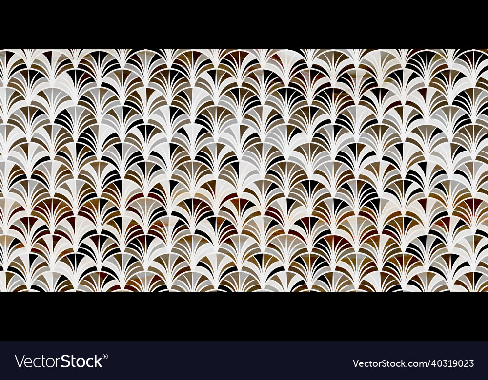 Geometric pattern with stripes lines wave gray