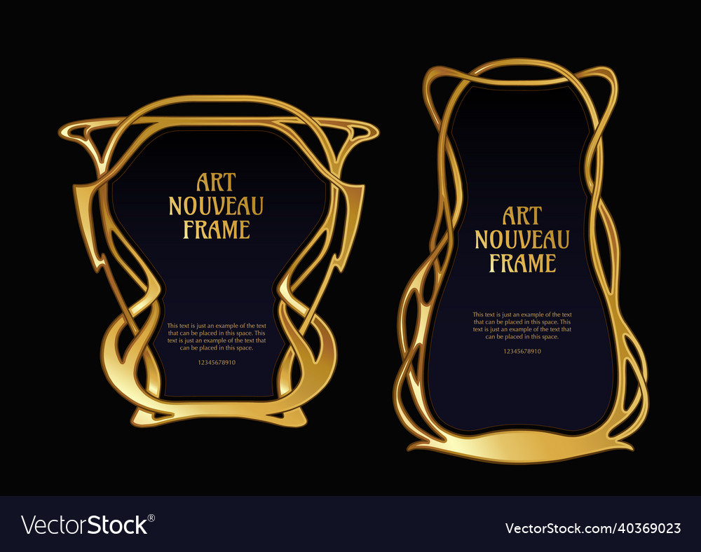 Label decorative frame border element