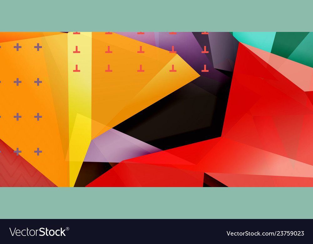 Low poly design 3d triangular shape background