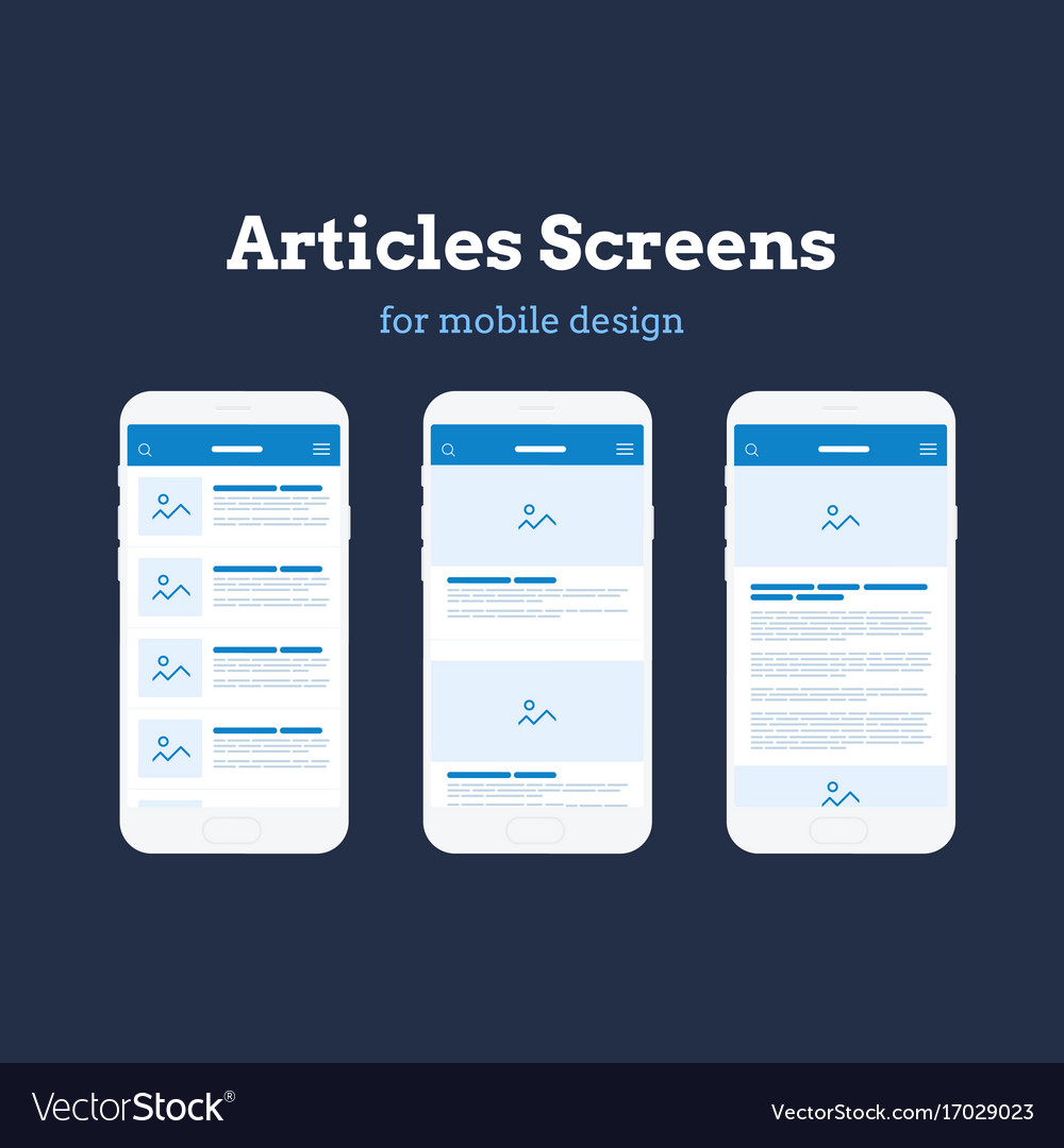 Mobile app wireframe ui kit detailed wireframe Vector Image