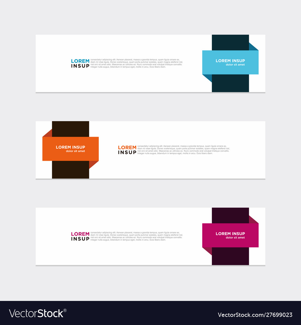 Modern banner web background abstract design