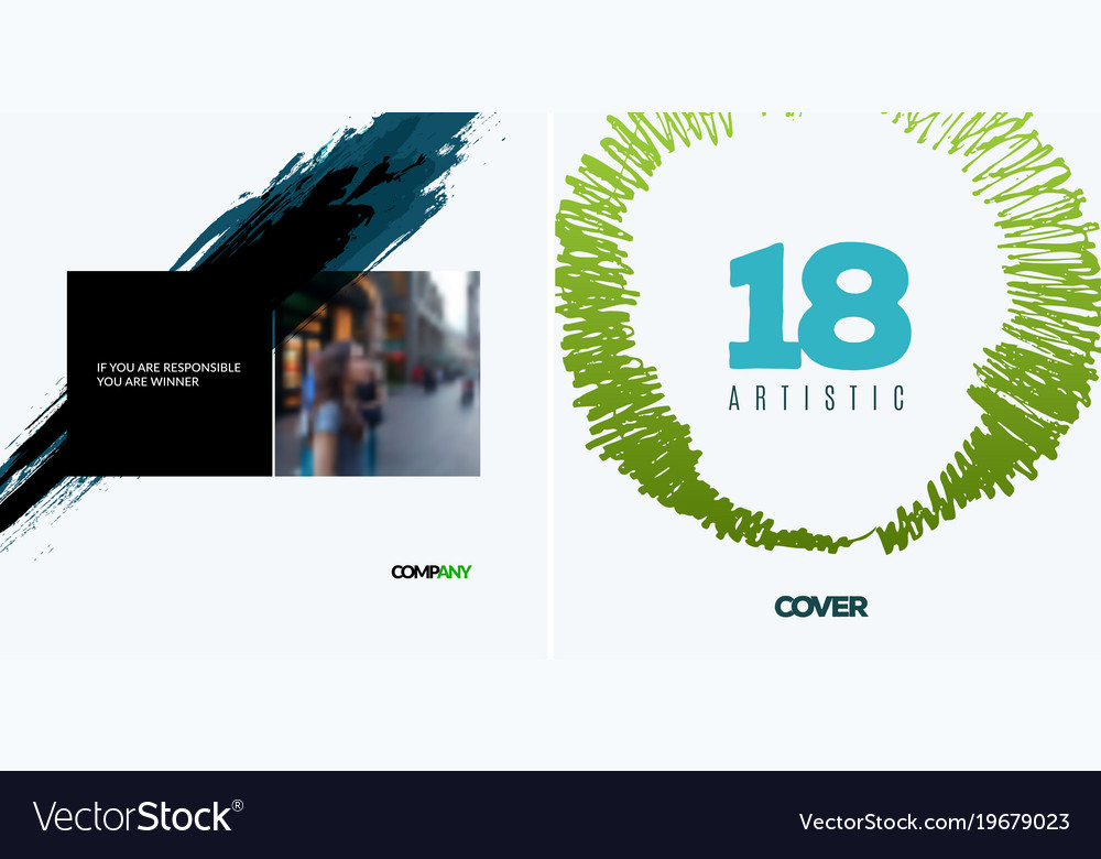 Set of abstract design elements for graphic