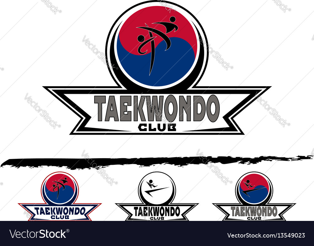 Set taekwondo logo