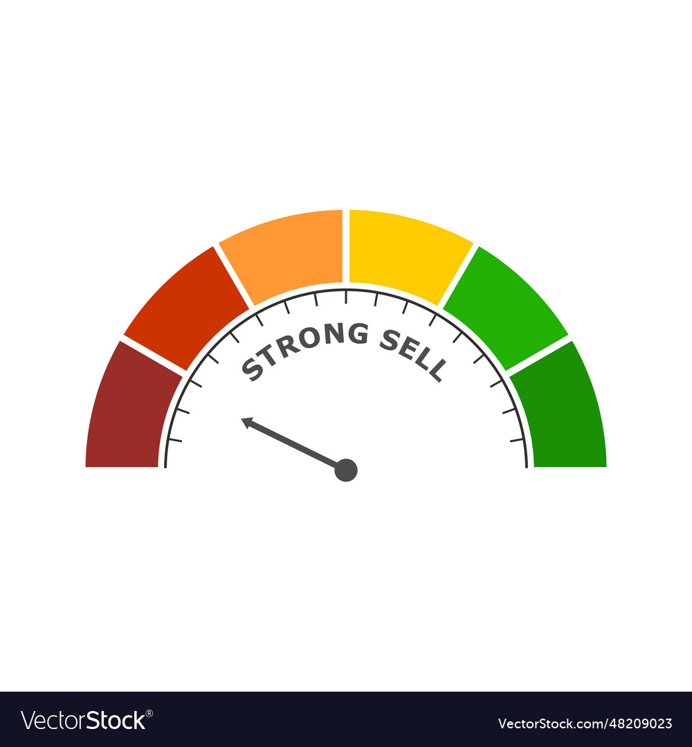 Stock rating and recommendation abstract measuring vector image Stock rating and recommendation abstract measuring