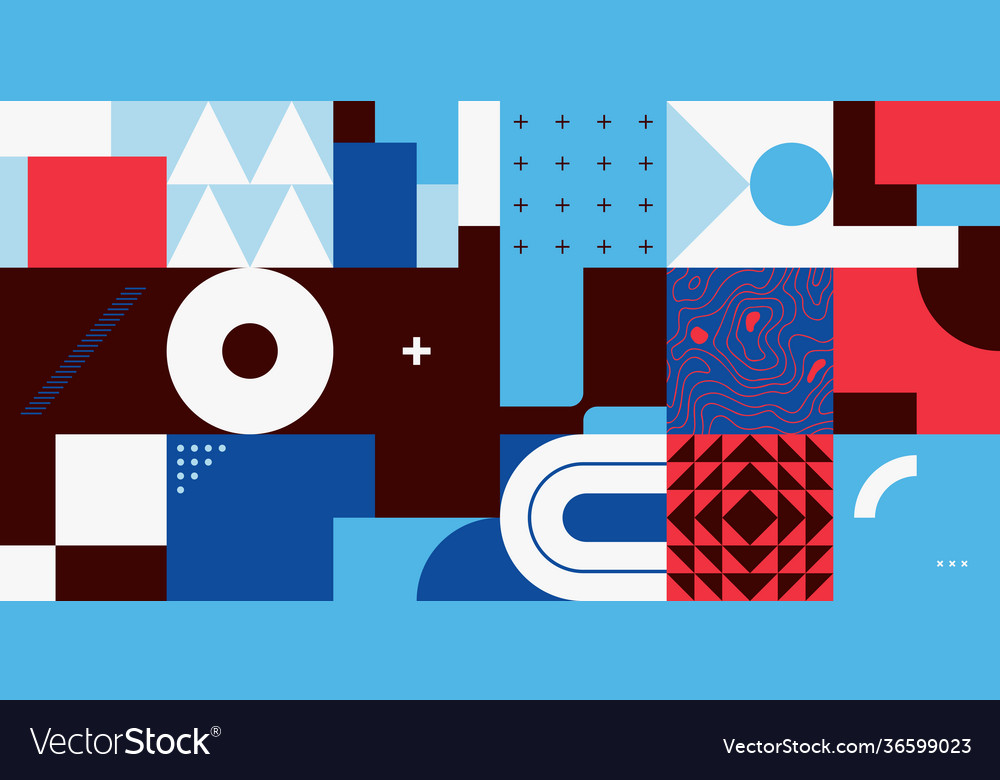 Technology abstract pattern design vector image Technology abstract pattern design