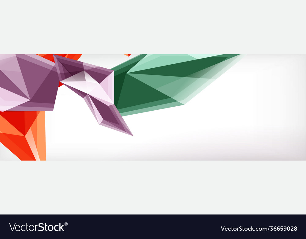 3d triangles and pyramids abstract