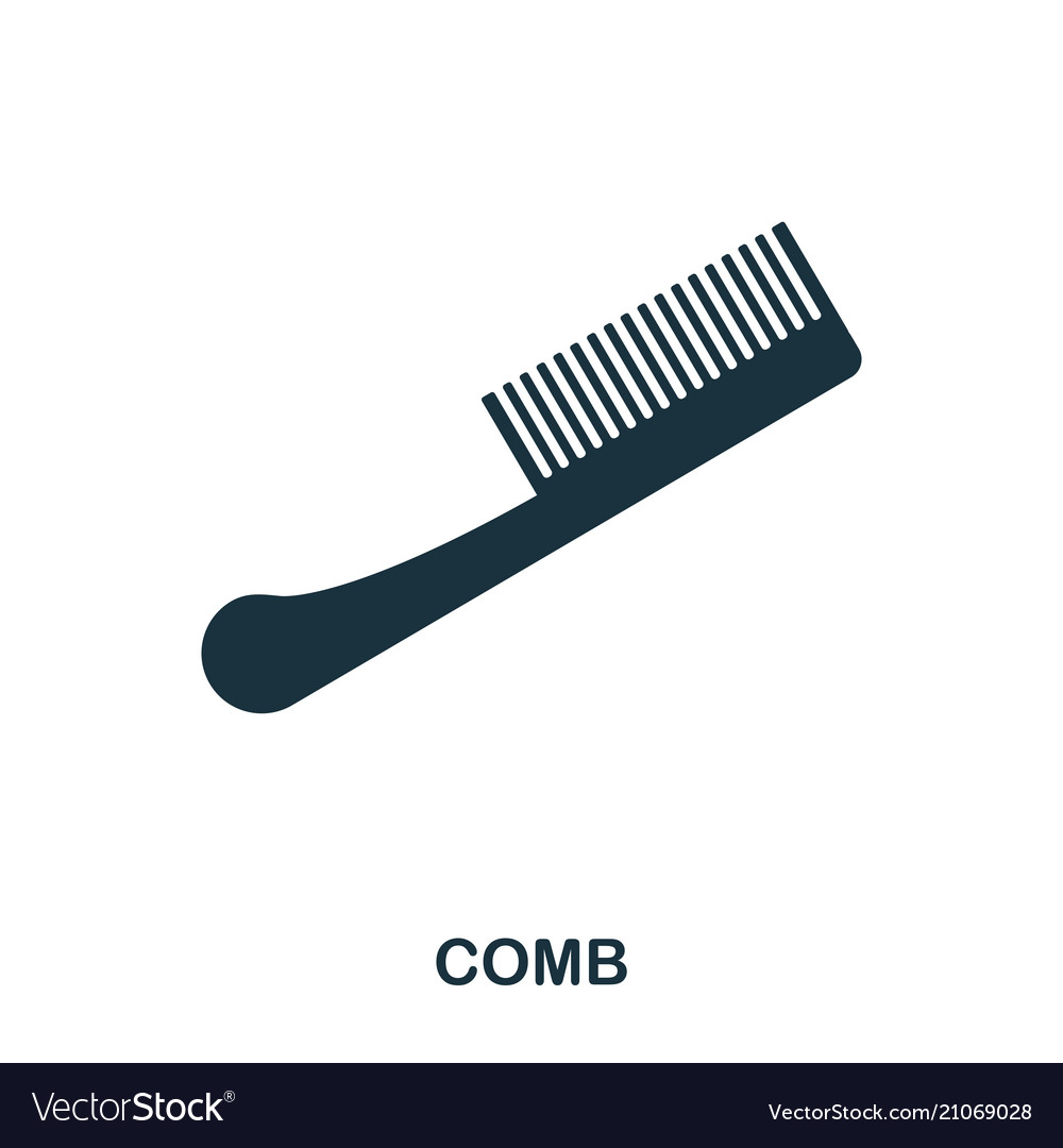 Comb icon flat style design ui