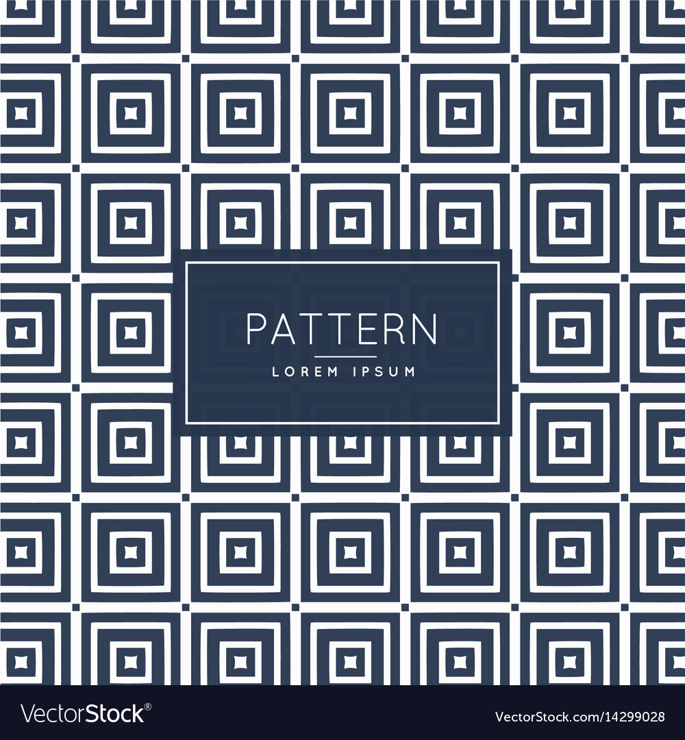 Geometric Square Pattern
